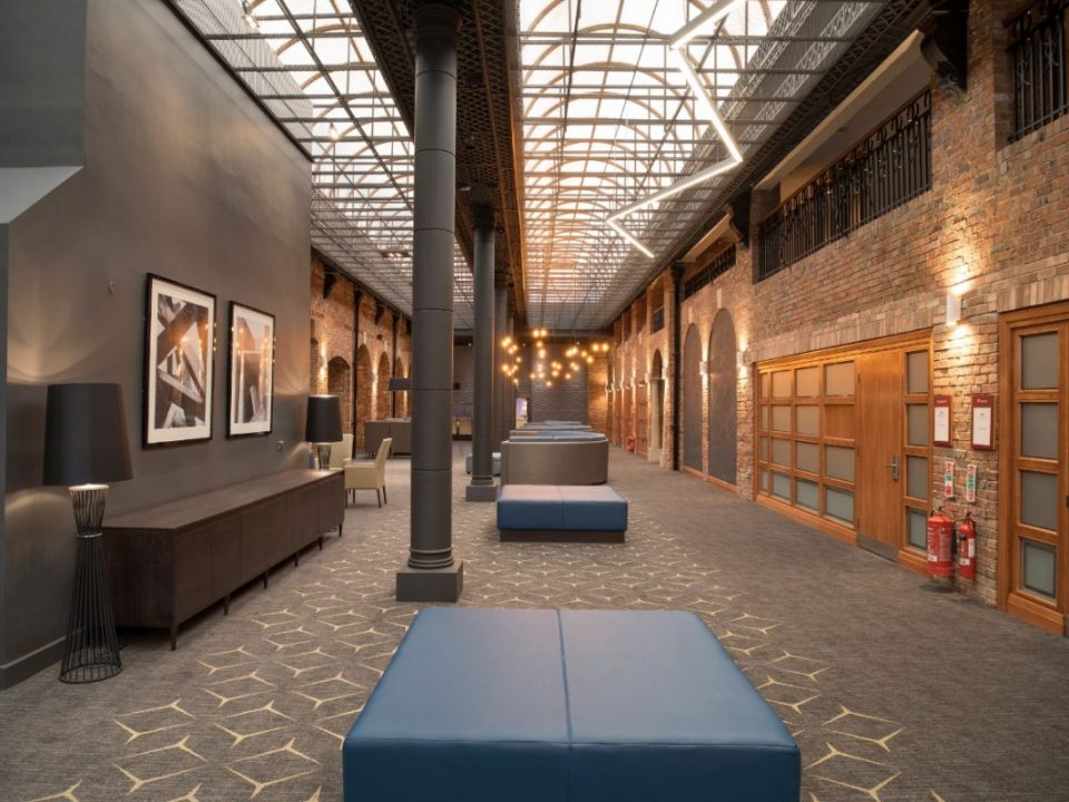 This is a really contemporary site for a more up to date wedding.