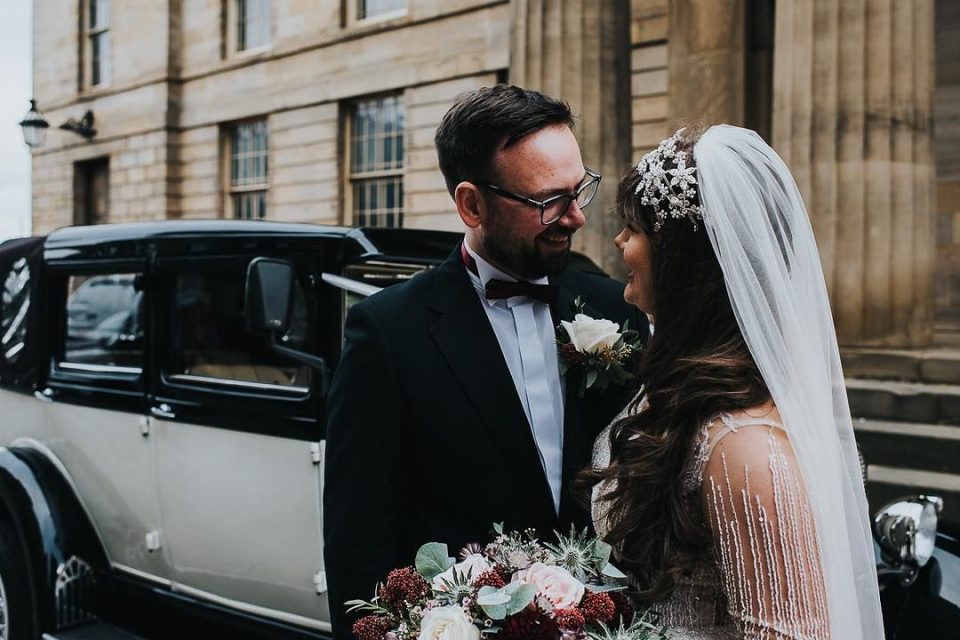 We love the vintage style of Jessica's wonderful dress!