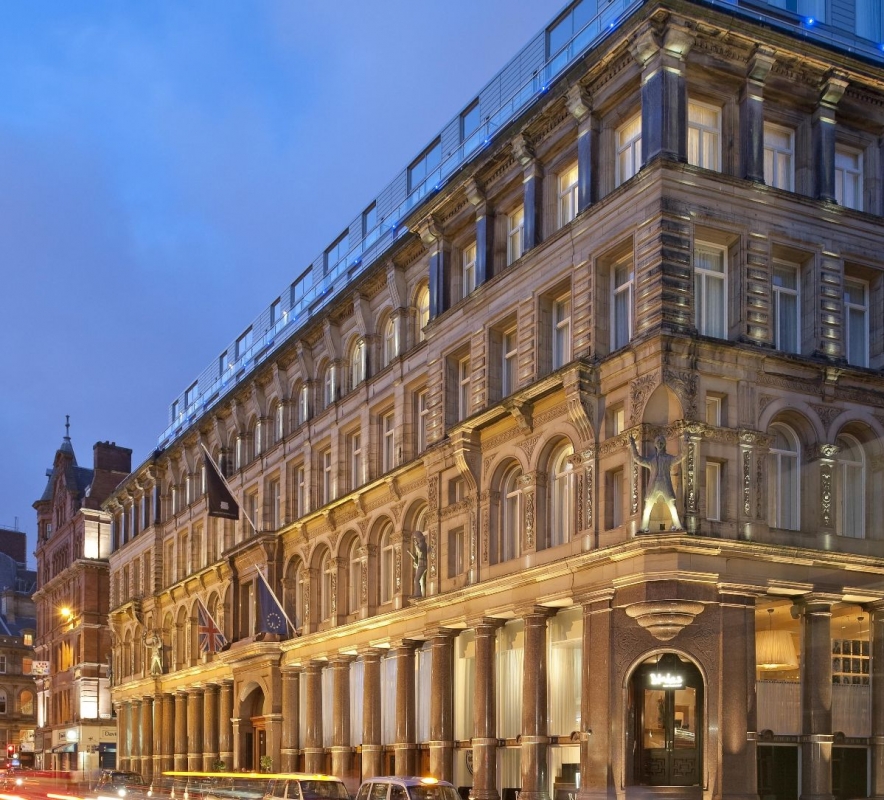 The opulent building is from the 1800s!