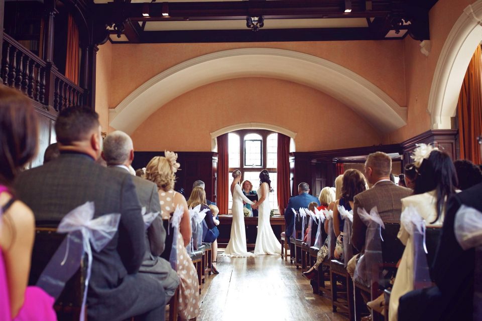 The venue is licensed for civil ceremonies and has stunning interiors!