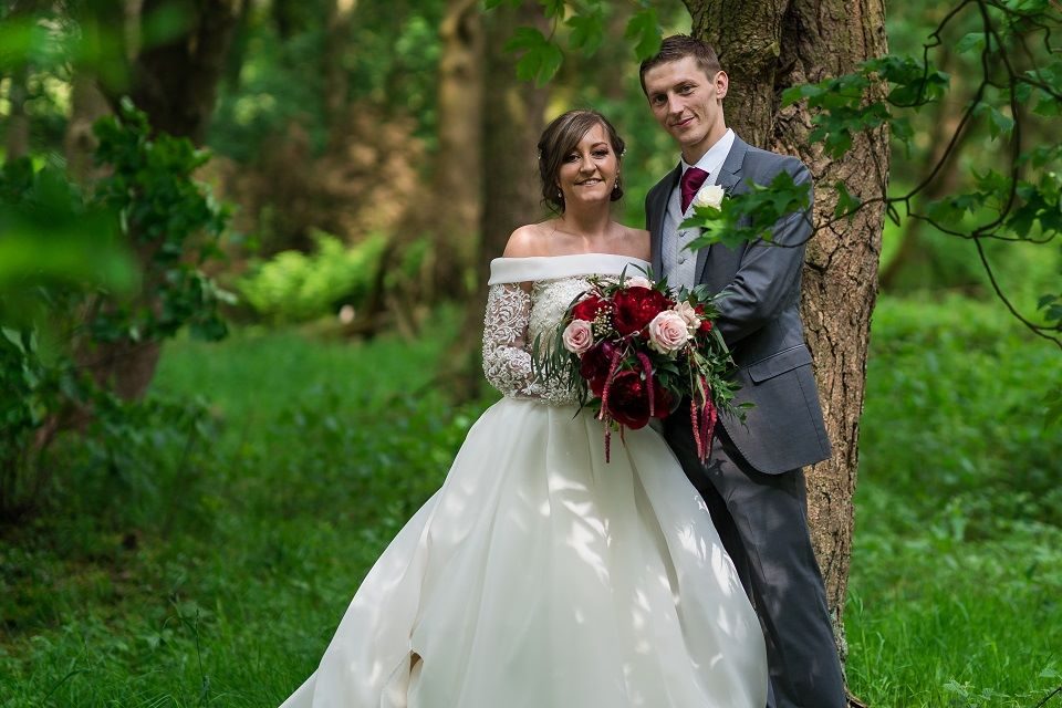 The bouquet is beautiful too!